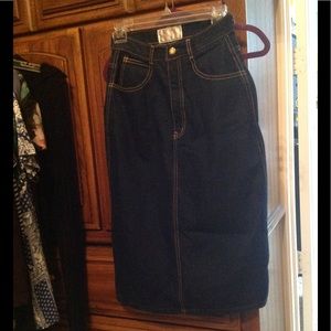 Roberto Orsini blue jean skirt size 7/8